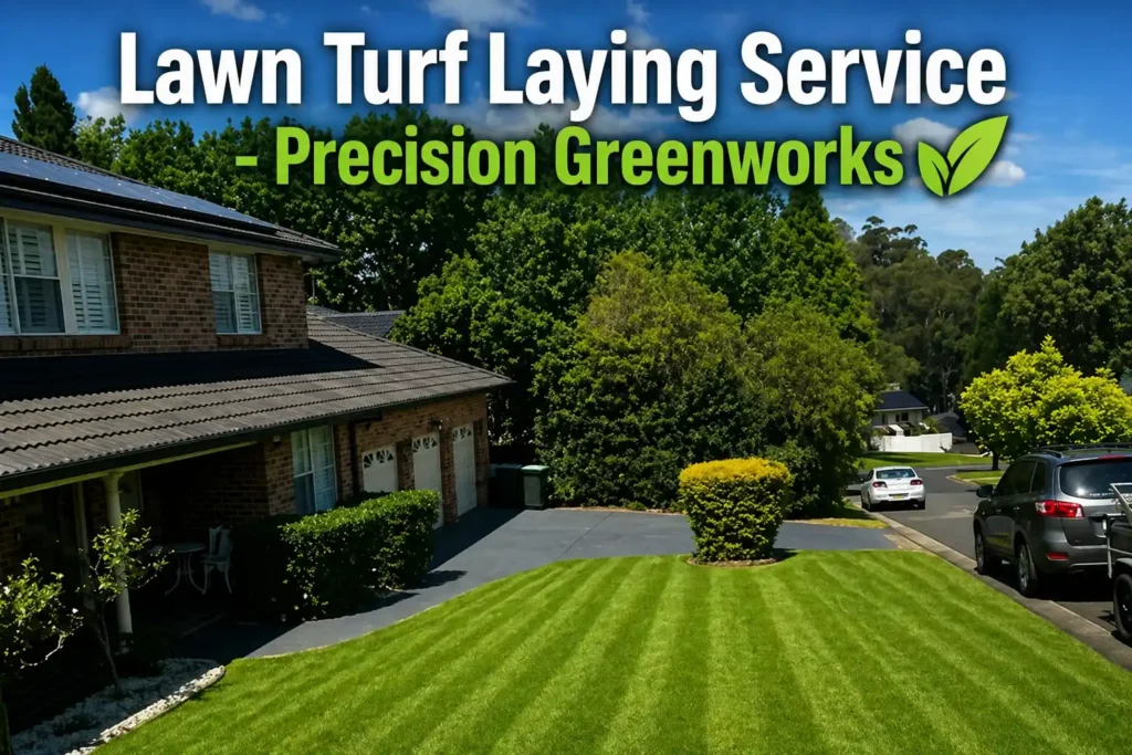 Lawn Turf Laying